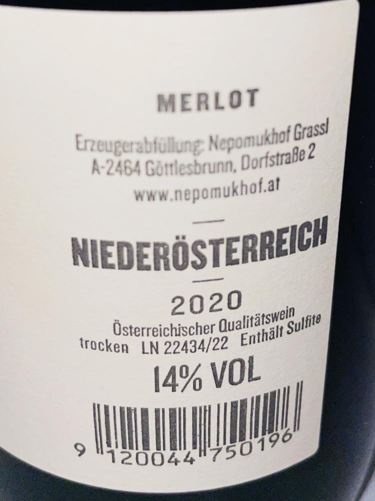 20 Merlot Nepomukhof/Carnuntum