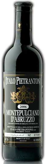 21 Montepulciano d'Abruzzo DOC etic.nera Italo Pietrantonj