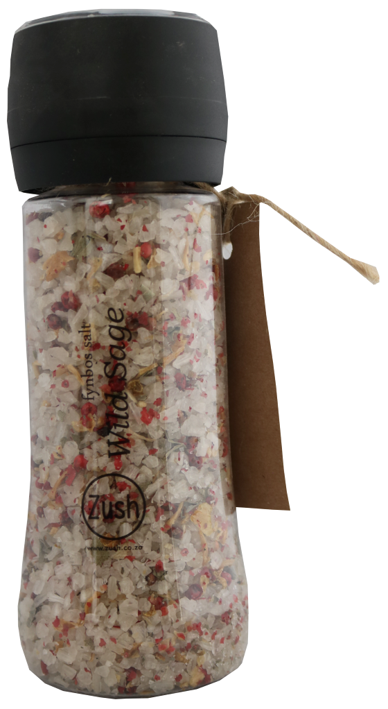 Large Fynbos Salt Grinder- Wild Sage (350gr)