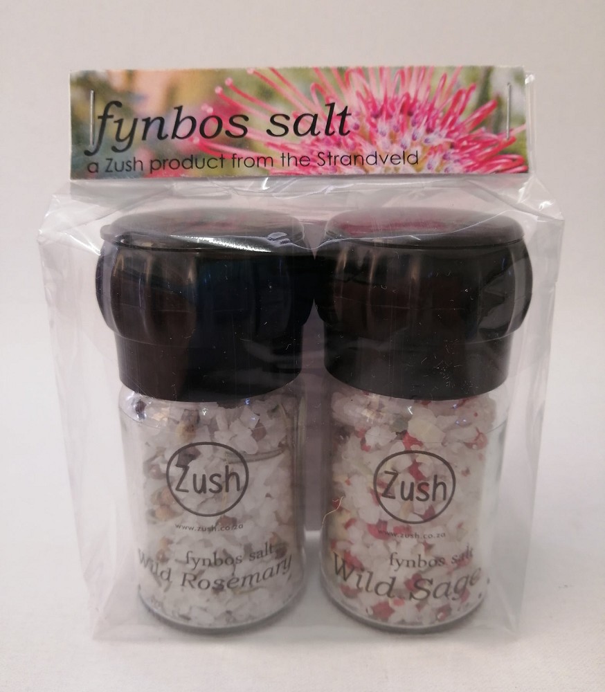 Small Fynbos Salt Grinder Set 2x50gr