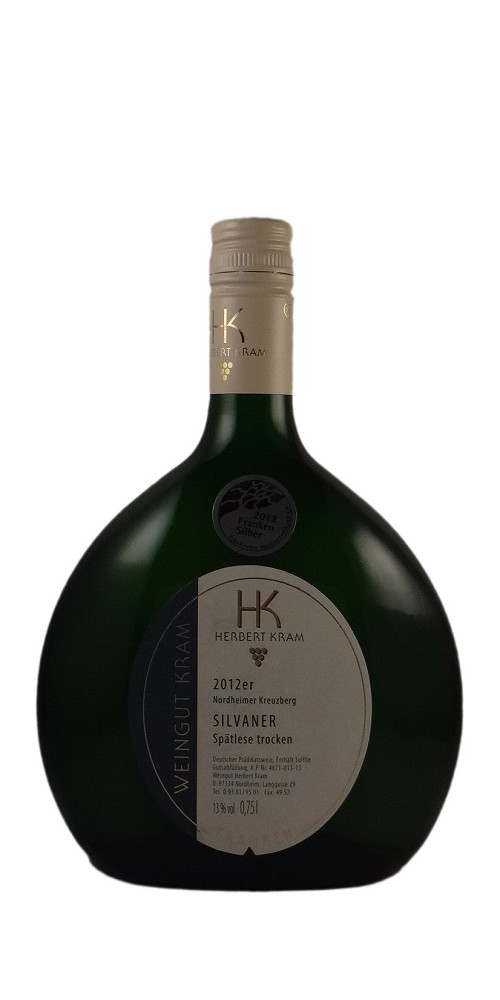 19 Silvaner Spätlese trocken Bocksbeutel KRAM